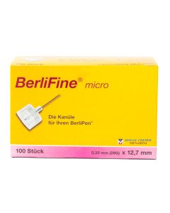 BerliFine micro Kanülen 12,7 x 0,33mm 100 Stück