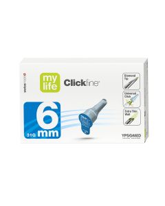 mylife Clickfine 6mm x 31G Pen-Nadel