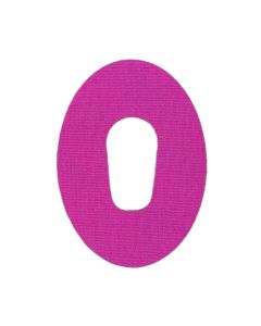 Dexcom G6 Schmuck Tape Oval mit Loch pink