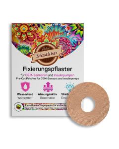 FreeStyle Libre 3 Fixierungspflaster Ring Beige  XL