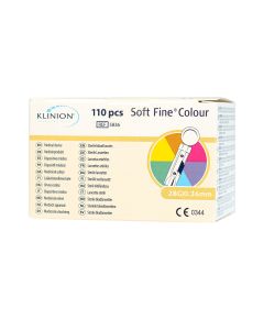 Klinion Soft Fine Colour Lanzetten 28G 110 Stück