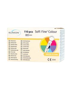 Klinion Soft Fine Colour Lanzetten 30G 110 Stück