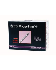 BD Micro-Fine U-100 Insulinspritzen 0,5ml