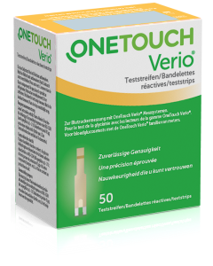 OneTouch Verio Teststreifen Verpackung