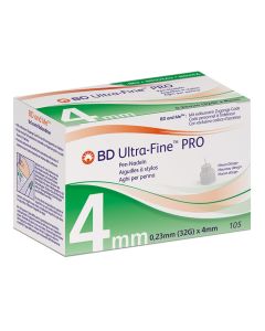 BD Ultra-Fine PRO 0,23 x 4 mm 105 Stück