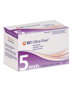 BD Ultra-Fine 0,25 x 5 mm 105 Stück
