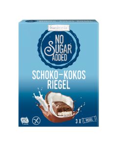 Kokos Schoko-Riegel No Sugar Added