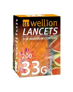 Wellion Lanzetten 33 G 200 Stück