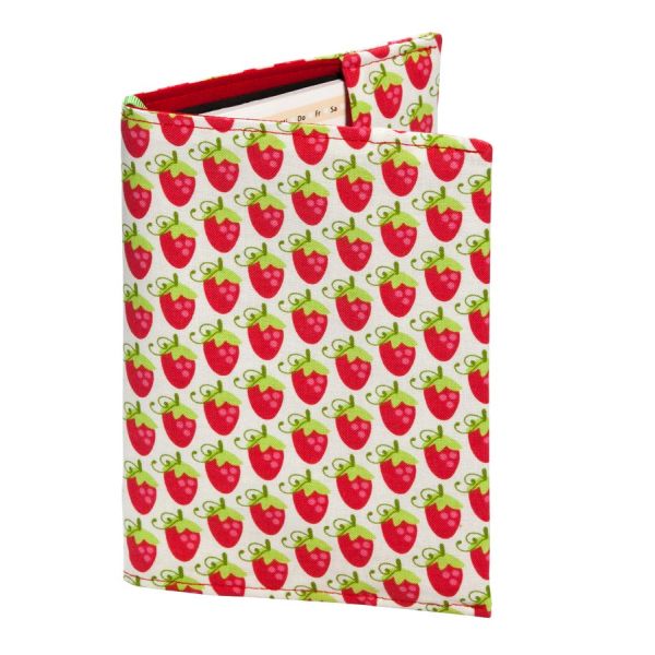 Tagebuchhülle "Erdbeeren"