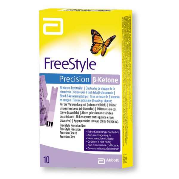 FreeStyle Precision ß-Ketone Teststreifen in Orginalverpackung