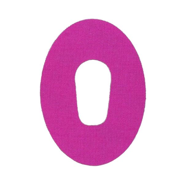 Dexcom G6 Schmuck Tape Oval mit Loch pink